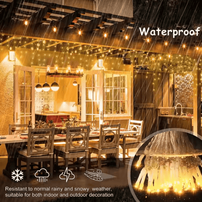 Skanto | LED Garden Curtain 4 x 0,6 m with Weather-Resistant Elegance