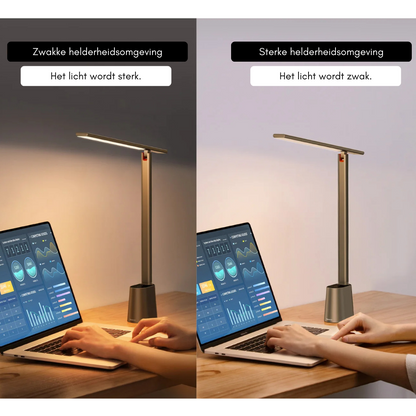 BowLift | Intelligent LED desk lamp with foldable & dimmable design