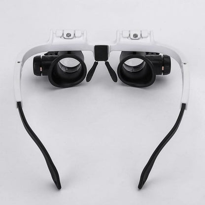 Skanto | Adjustable LED Magnifying Glasses for Reading & Jewelry Work
