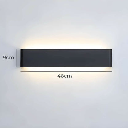 Skanto | Modern LED Wall Lamp – Elegant Aluminum & Glass Design