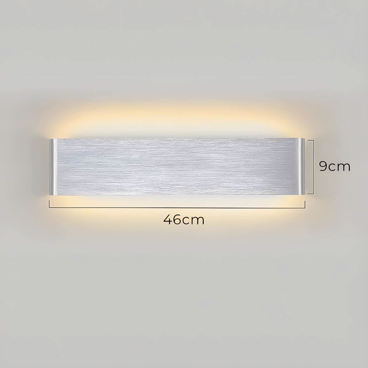 Skanto | Modern LED Wall Lamp – Elegant Aluminum & Glass Design