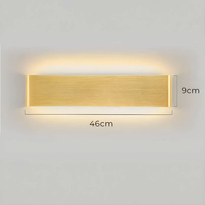 Skanto | Modern LED Wall Lamp – Elegant Aluminum & Glass Design