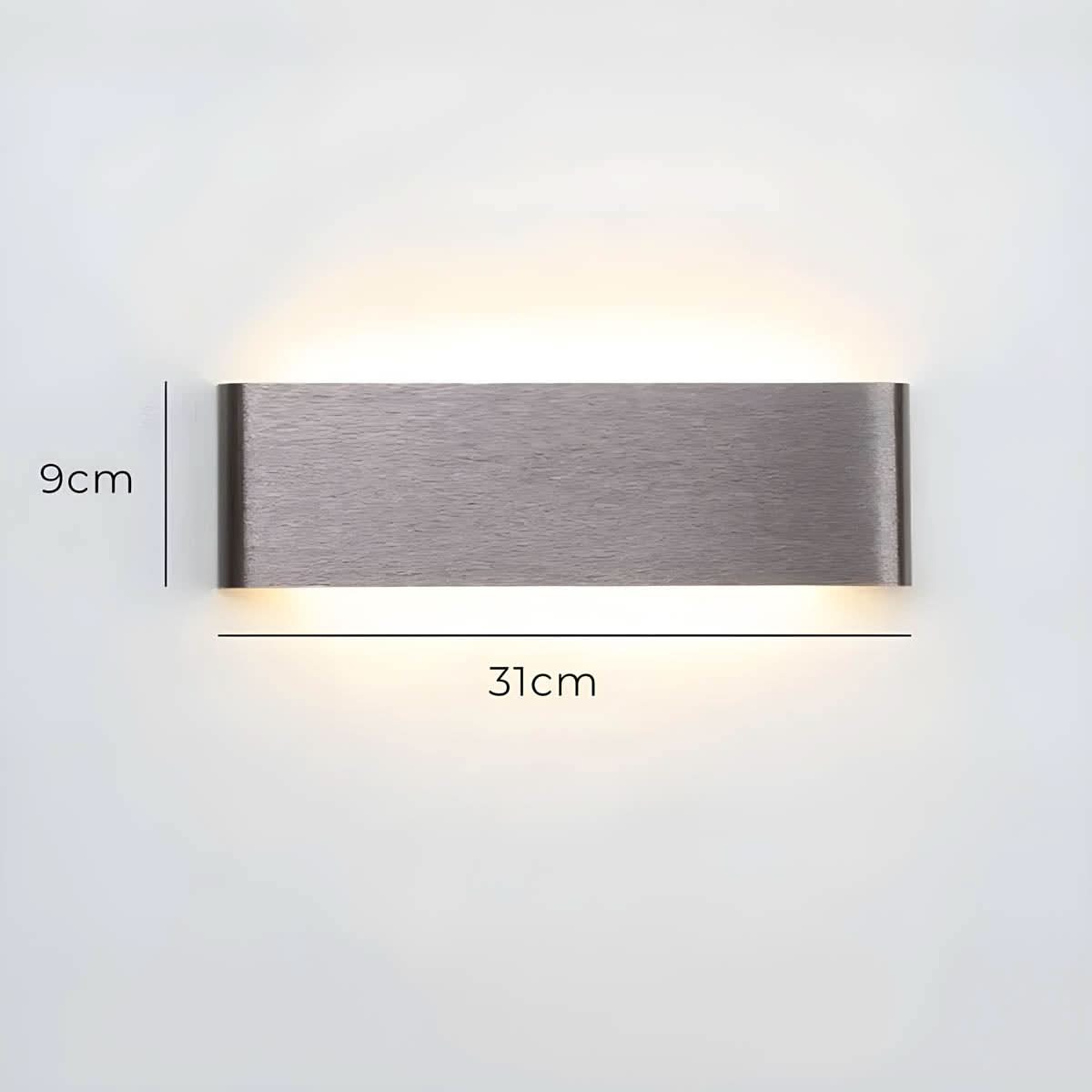 Skanto | Modern LED Wall Lamp – Elegant Aluminum & Glass Design