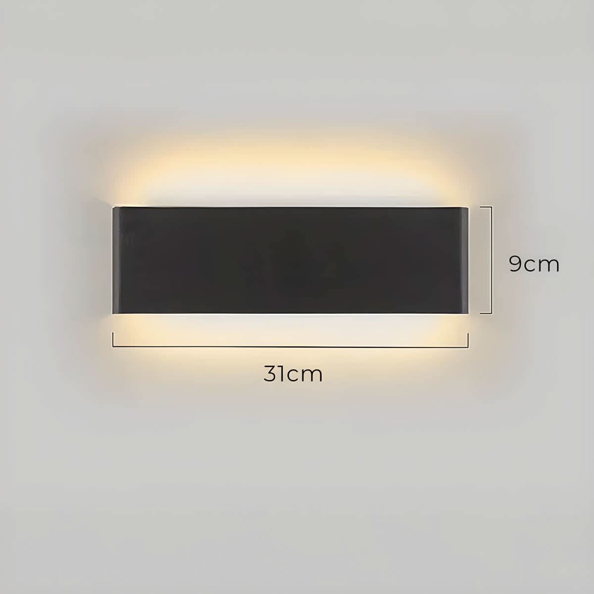 Skanto | Modern LED Wall Lamp – Elegant Aluminum & Glass Design