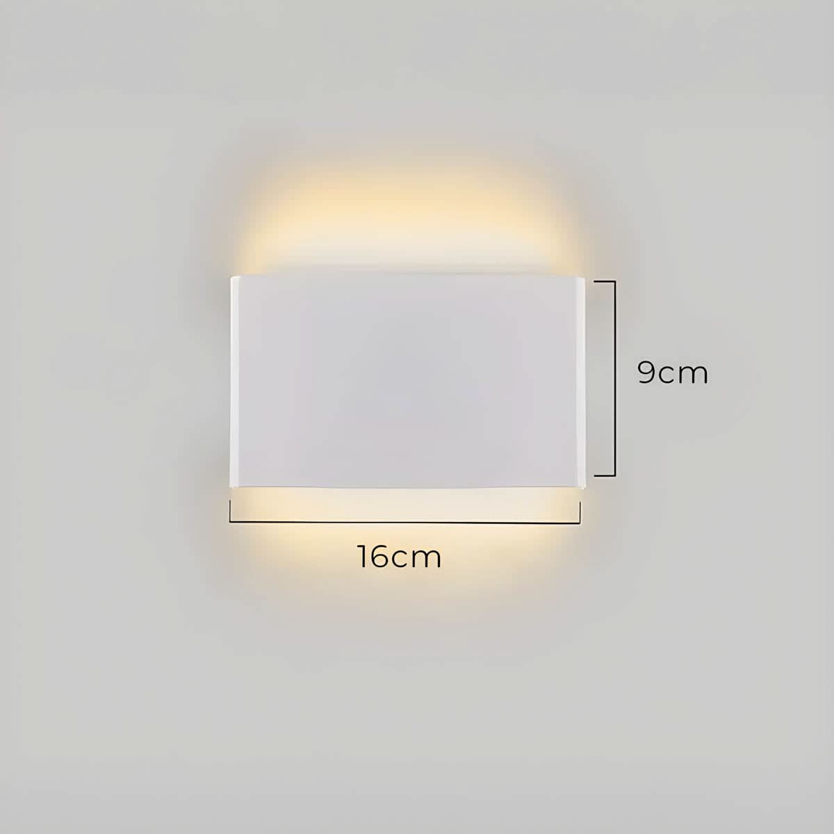 Skanto | Modern LED Wall Lamp – Elegant Aluminum & Glass Design