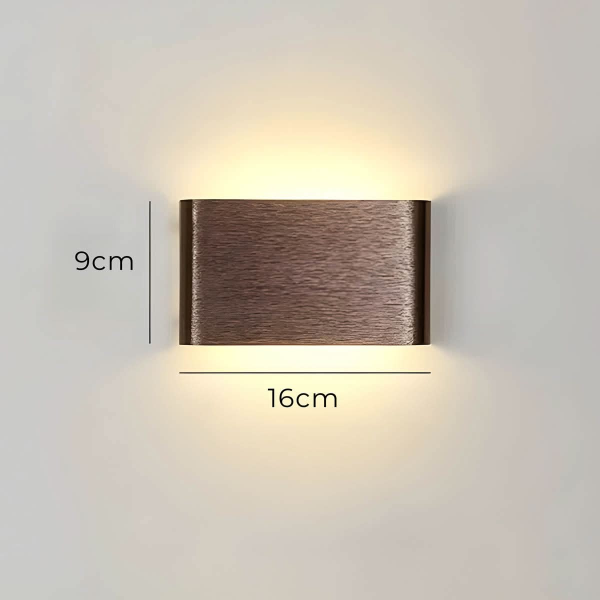 Skanto | Modern LED Wall Lamp – Elegant Aluminum & Glass Design