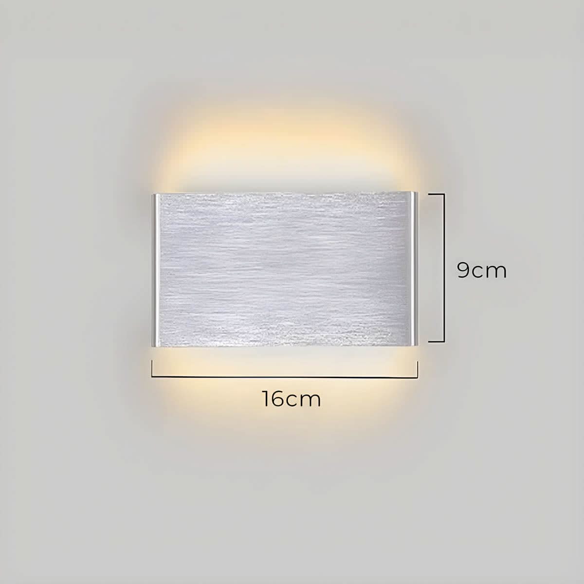 Skanto | Modern LED Wall Lamp – Elegant Aluminum & Glass Design