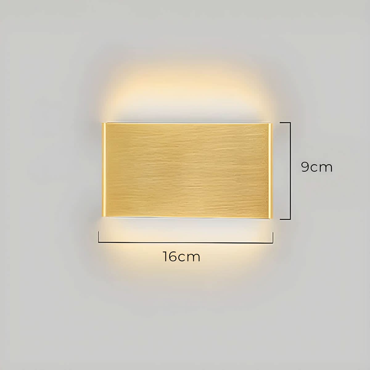 Skanto | Modern LED Wall Lamp – Elegant Aluminum & Glass Design