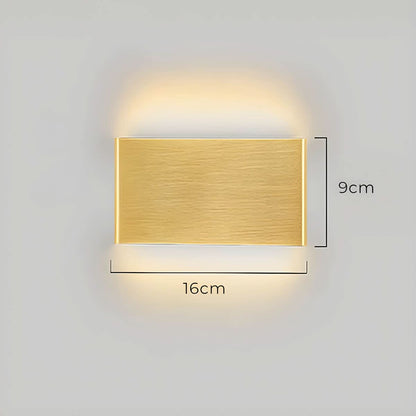 Skanto | Modern LED Wall Lamp – Elegant Aluminum & Glass Design