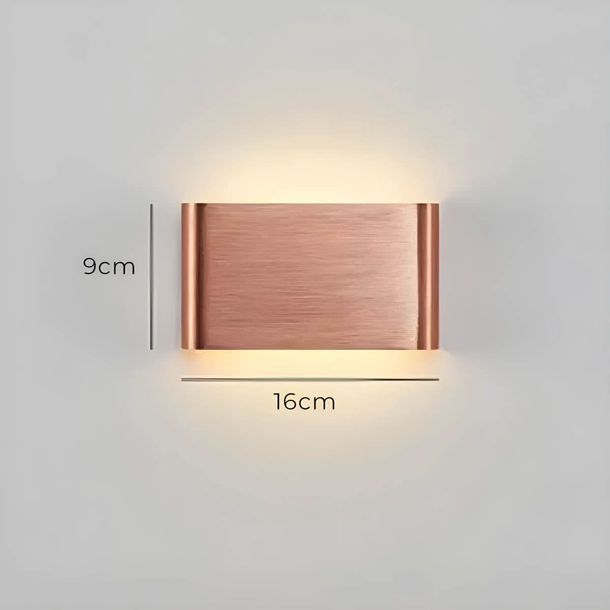 Skanto | Modern LED Wall Lamp – Elegant Aluminum & Glass Design