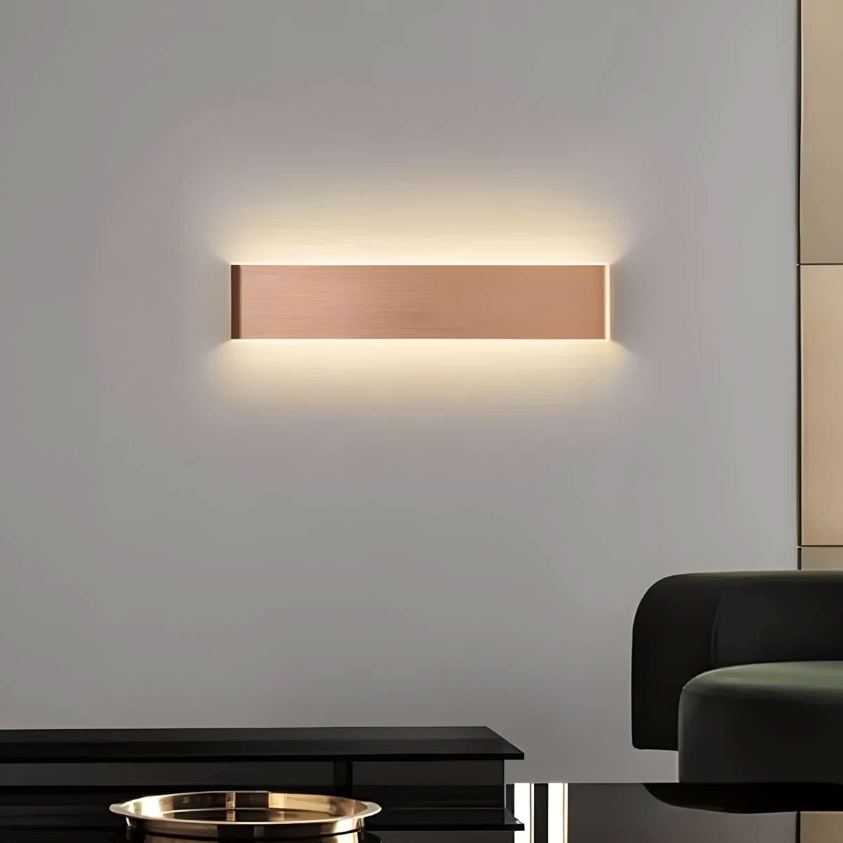 Skanto | Modern LED Wall Lamp – Elegant Aluminum & Glass Design