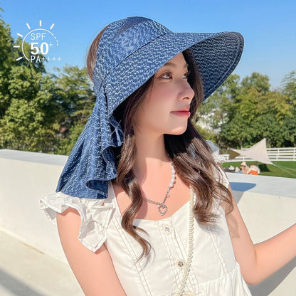 Sandsberg Match Sun Hat with a wide brim and neck protection for women
