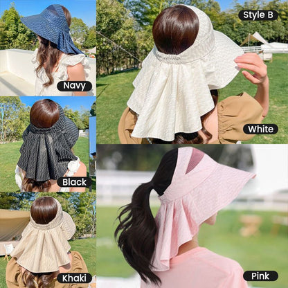 Sandsberg Match Sun Hat with a wide brim and neck protection for women