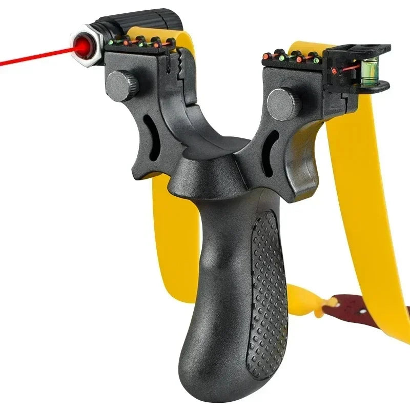Skanto | Slingshot with Anti-Slip Grip | Built-in Laser & Level for Precision Shooting