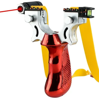 Skanto | Slingshot with Anti-Slip Grip | Built-in Laser & Level for Precision Shooting