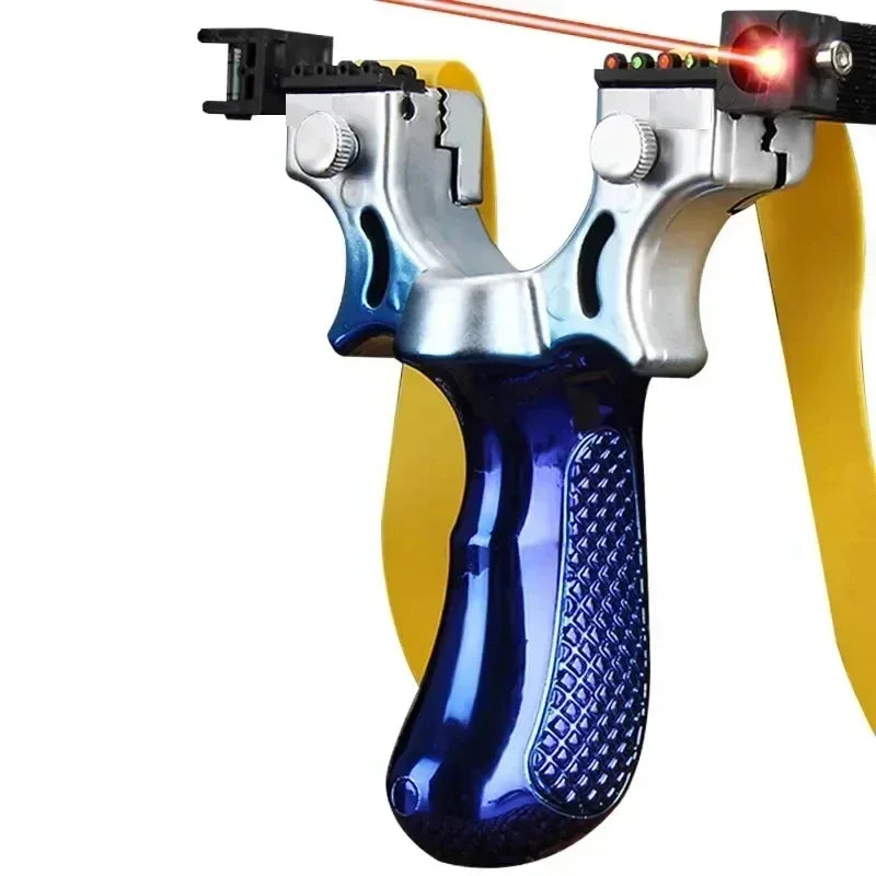 Skanto | Slingshot with Anti-Slip Grip | Built-in Laser & Level for Precision Shooting