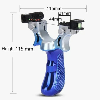 Skanto | Slingshot with Anti-Slip Grip | Built-in Laser & Level for Precision Shooting