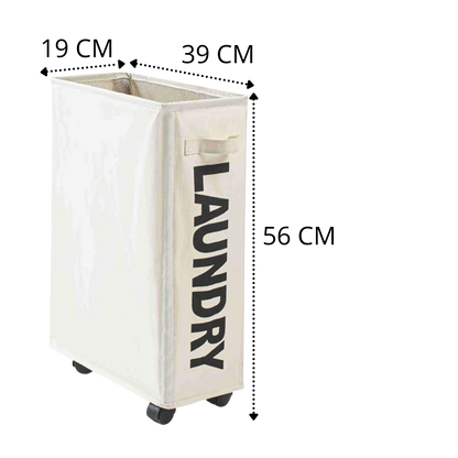 Portable Laundry Basket with Wheels
