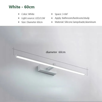 Skanto | LED Mirror Light - Bathroom Wall Lamp Water-Resistant