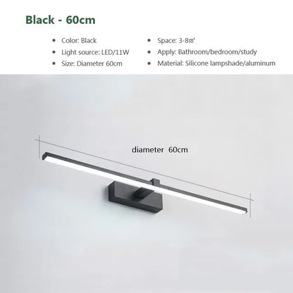 Skanto | LED Mirror Light - Bathroom Wall Lamp Water-Resistant