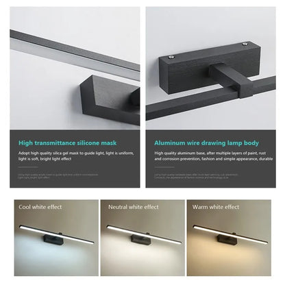 Skanto | LED Mirror Light - Bathroom Wall Lamp Water-Resistant