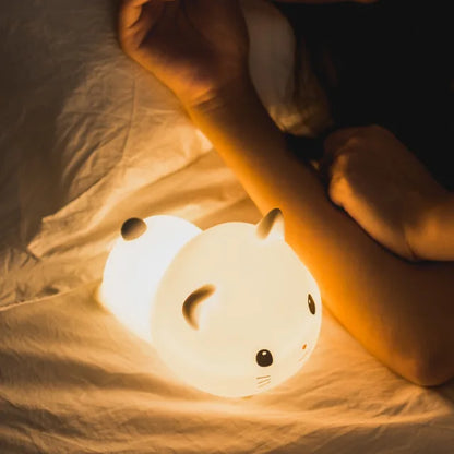 LED Night Light for Children – Dimmable Night Lamp with -Design, USB Rechargeable, Touch Control | Karnz