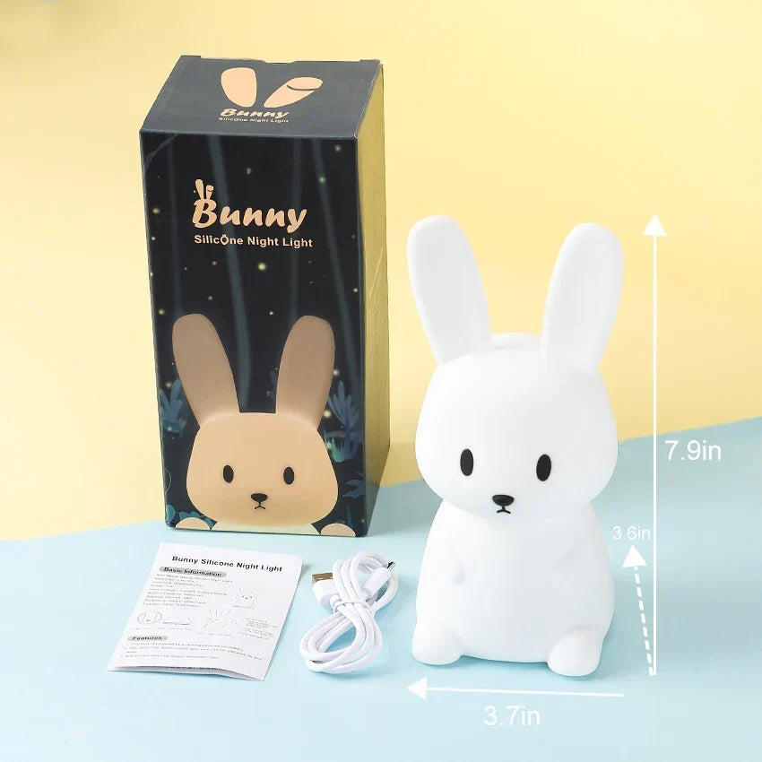 LED Night Light for Kids – Dimmable Night Lamp with -Design, USB Rechargeable, Touch Control | Bowlift