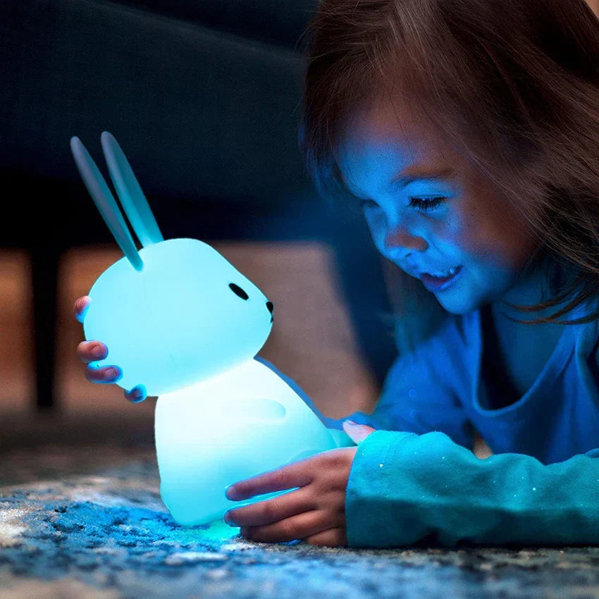 LED Night Light for Children – Dimmable Night Lamp with -Design, USB Rechargeable, Touch Control | Karnz