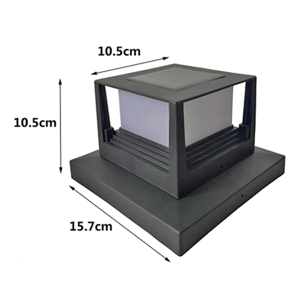 LED Solar Column Light for Outdoor Use - Weatherproof and energy-saving outdoor lighting, ideal for garden and terrace | Bowlift