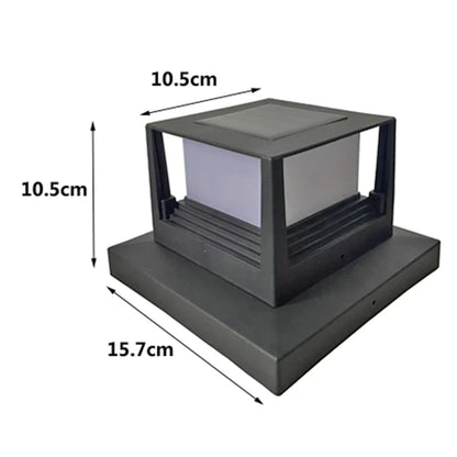 LED Solar Column Light for Outdoor Use - Weatherproof and energy-saving outdoor lighting, ideal for garden and terrace | Bowlift