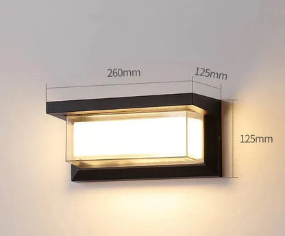Modern Wall Lamp for Outdoor – Weatherproof LED Outdoor Light for Terrace & Garden | Bowlift