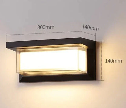 Modern Wall Lamp for Outdoor – Weatherproof LED Outdoor Light for Terrace & Garden | Bowlift