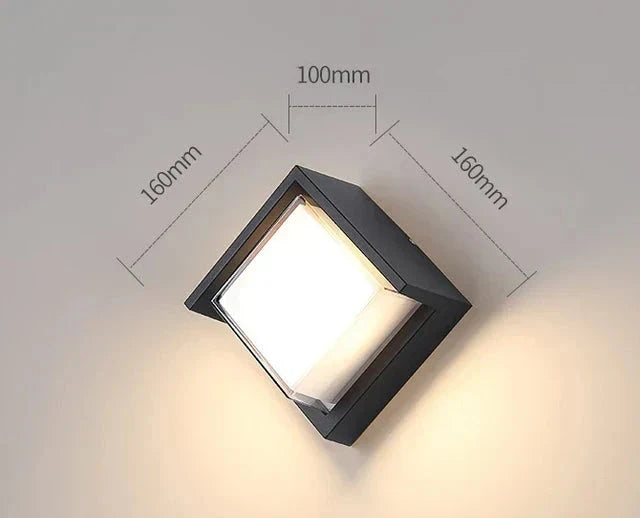Modern Wall Lamp for Outdoor – Weatherproof LED Outdoor Light for Terrace & Garden | Bowlift