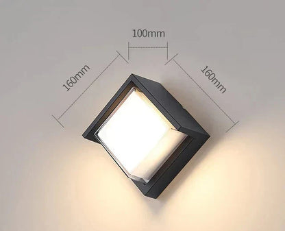 Modern Wall Lamp for Outdoor – Weatherproof LED Outdoor Light for Terrace & Garden | Bowlift