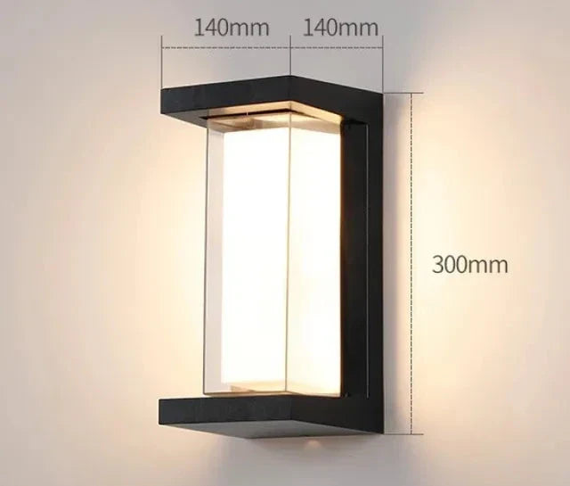 Modern Wall Lamp for Outdoor – Weatherproof LED Outdoor Light for Terrace & Garden | Bowlift