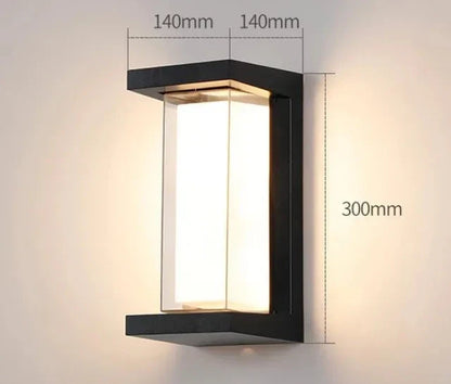 Modern Wall Lamp for Outdoor – Weatherproof LED Outdoor Light for Terrace & Garden | Bowlift