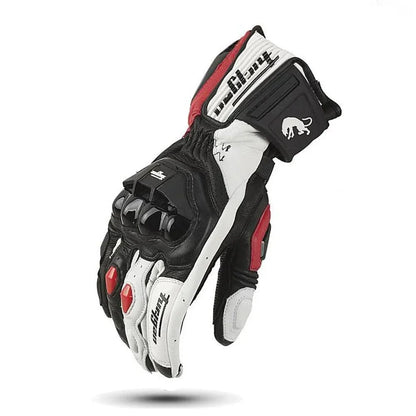 BowLift | Motorbike gloves made of leather with protective padding & breathable perforation