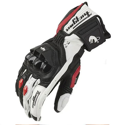 BowLift | Motorbike gloves made of leather with protective padding & breathable perforation