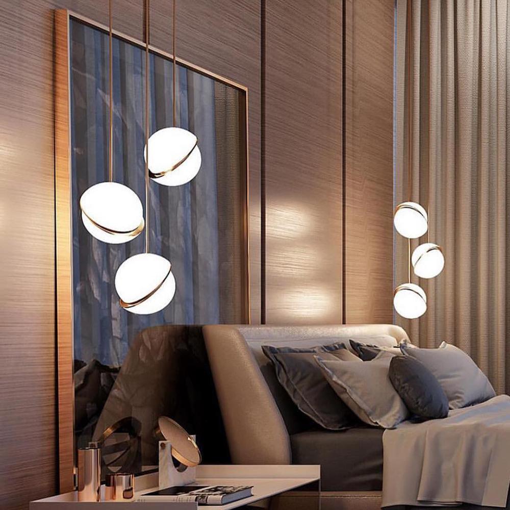 Skanto | AstralAura – Half-Moon Pendant Light