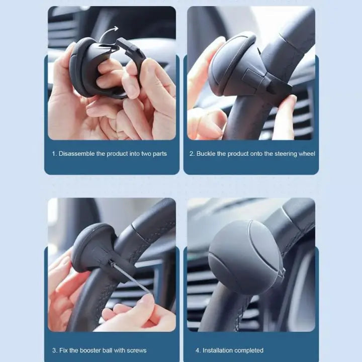 BowLift | Steering Wheel Booster with Ball Joint – One-Handed Control While Driving