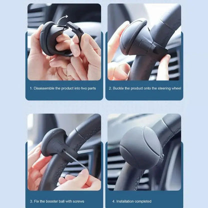 BowLift | Steering Wheel Booster with Ball Joint – One-Handed Control While Driving