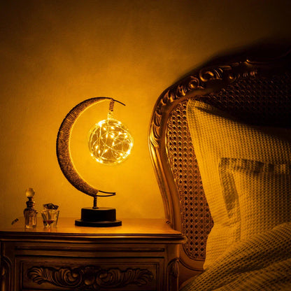 BowLift | LED Lunar Lamp - Enchanted Moon Night Light for Bedroom, Nursery & Home Decor