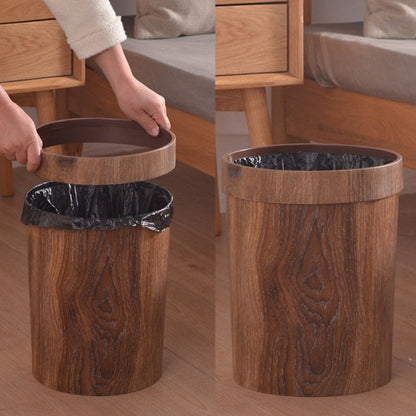 Skanto | LignoBin – Scandinavian Style Wood-Effect Bin (8L)