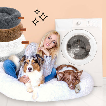 Skanto | FluffyNest Comfort Dog Bed – Orthopedic Plush Sleeping Pad for Dogs