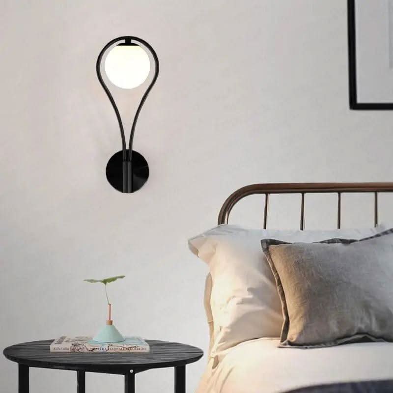 Skanto | Scandinavian LED Wall Lamp – Minimalist Wood and Metal Lamp