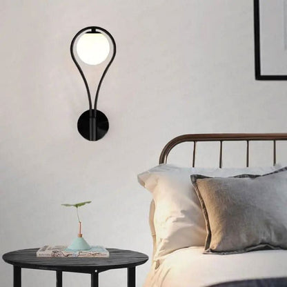 Skanto | Scandinavian LED Wall Lamp – Minimalist Wood and Metal Lamp