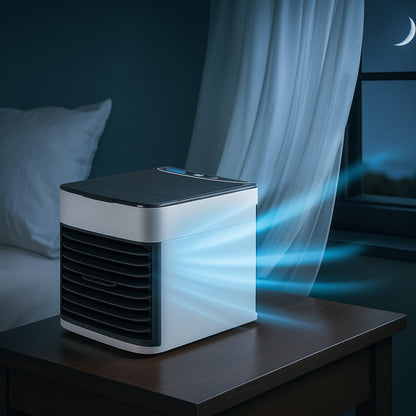 Skanto | KoelBreeze Mini Air Cooler – Portable USB Air Cooler with 3-in-1 Function and LED