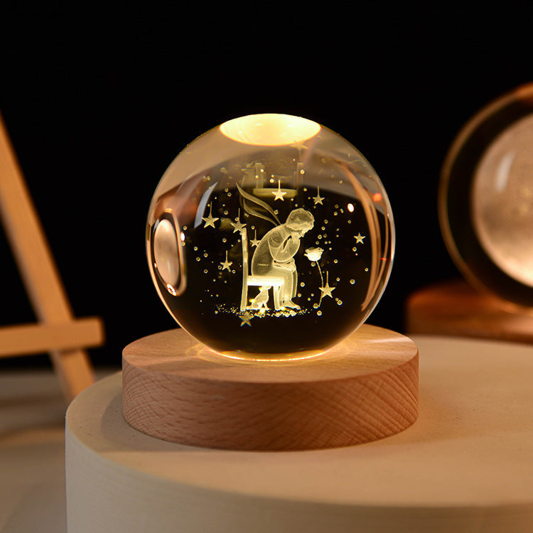 BowLift | SolarSphere – Crystal Solar System with LED Lighting | Educational & Decorative Gift