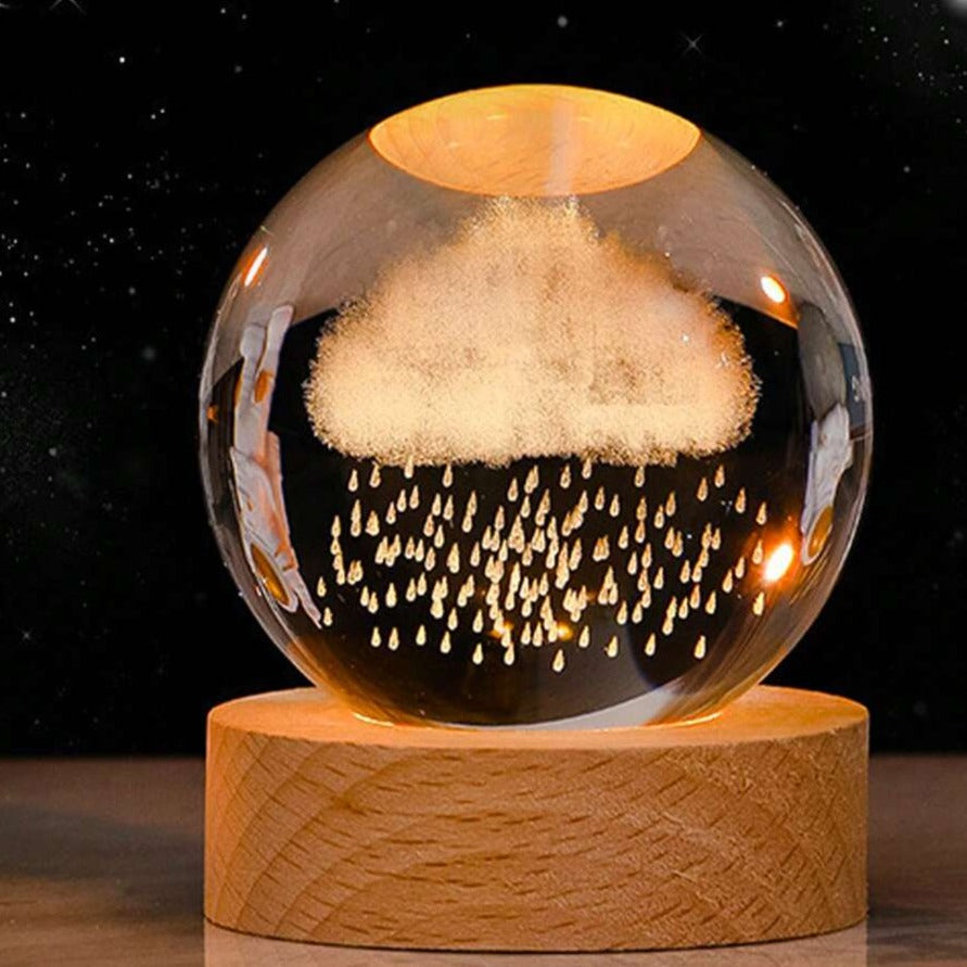 BowLift | SolarSphere – Crystal Solar System with LED Lighting | Educational & Decorative Gift
