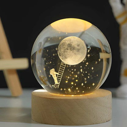 BowLift | SolarSphere – Crystal Solar System with LED Lighting | Educational & Decorative Gift